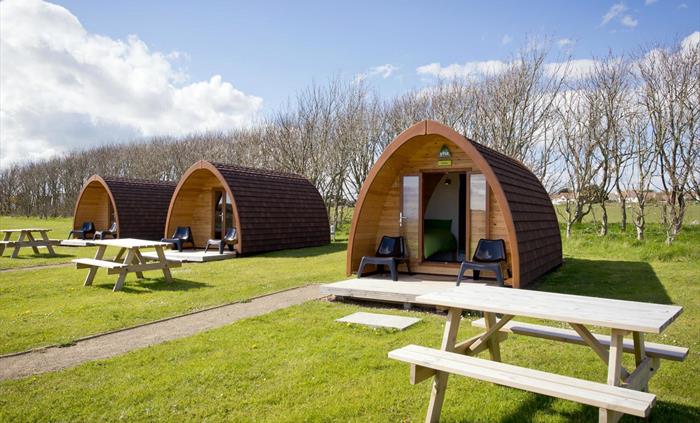 Wooden Camping Pods